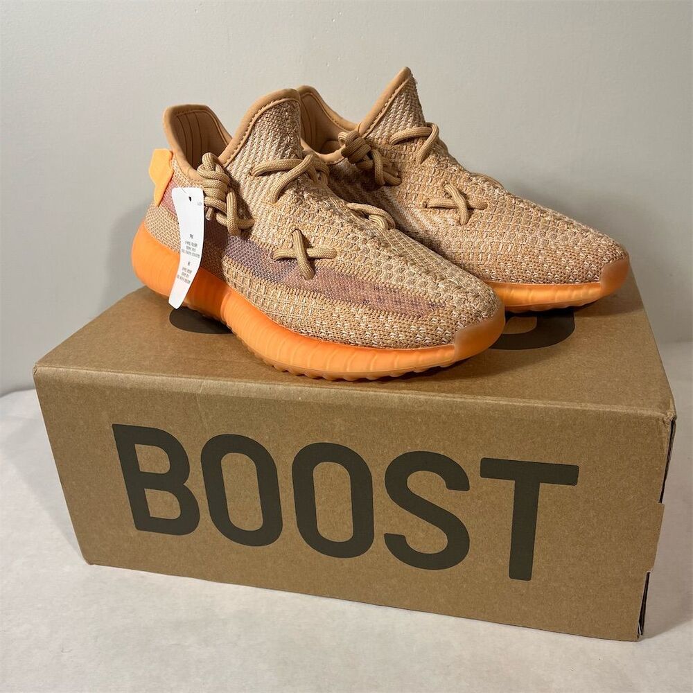 Adidas Yeezy Boost 350 V2 'Clay' Multicolor Unisex Sneakers Size 4